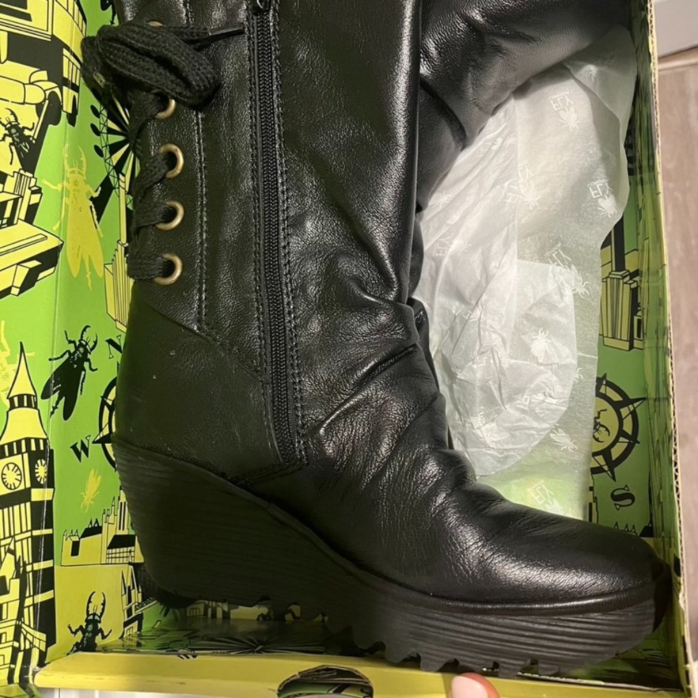 Fly London Yip Borgogna Boots